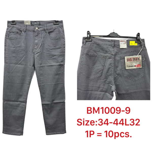 Spodnie męskie jeans Roz 34-38, 1 Kolor .Paczka 10 szt